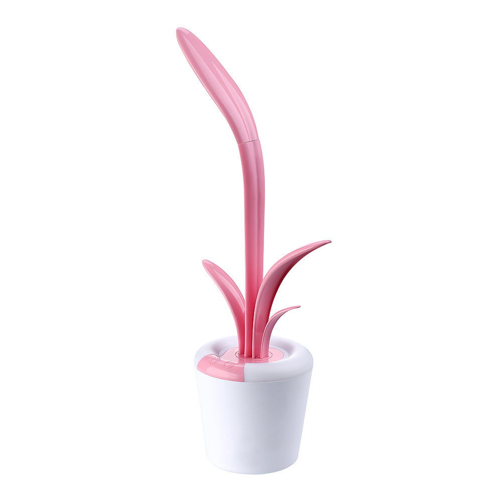 Plant-Shaped LED Lamp with Touch Control