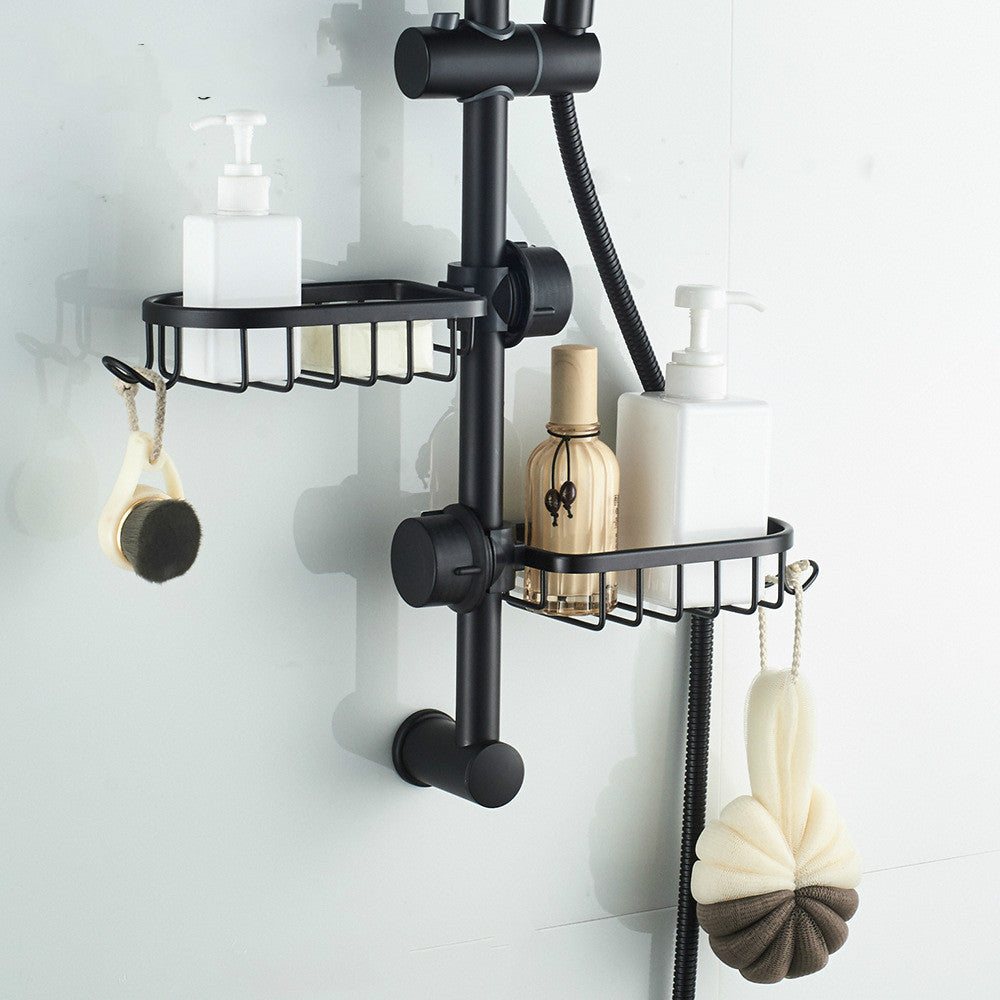 Faucet-Mounted Drain Caddy, Rustproof Aluminum