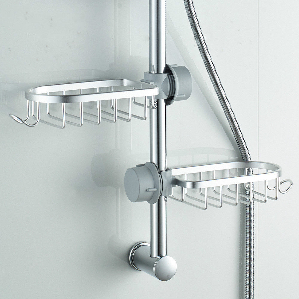 Faucet-Mounted Drain Caddy, Rustproof Aluminum