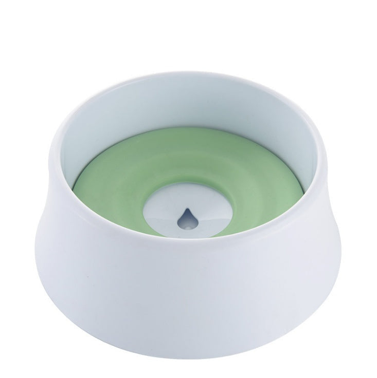 No-Splash Water Bowl with Floating Plate for Dogs & Cats