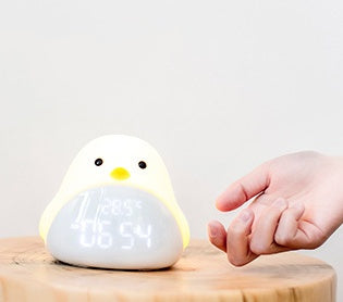 Bird Alarm Clock with Night Light for Kids