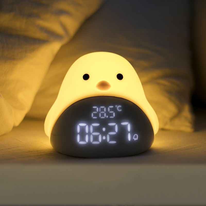 Bird Alarm Clock with Night Light for Kids