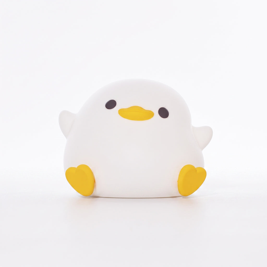 Squishy Duck Night Light, Tap-to-Dim Silicone