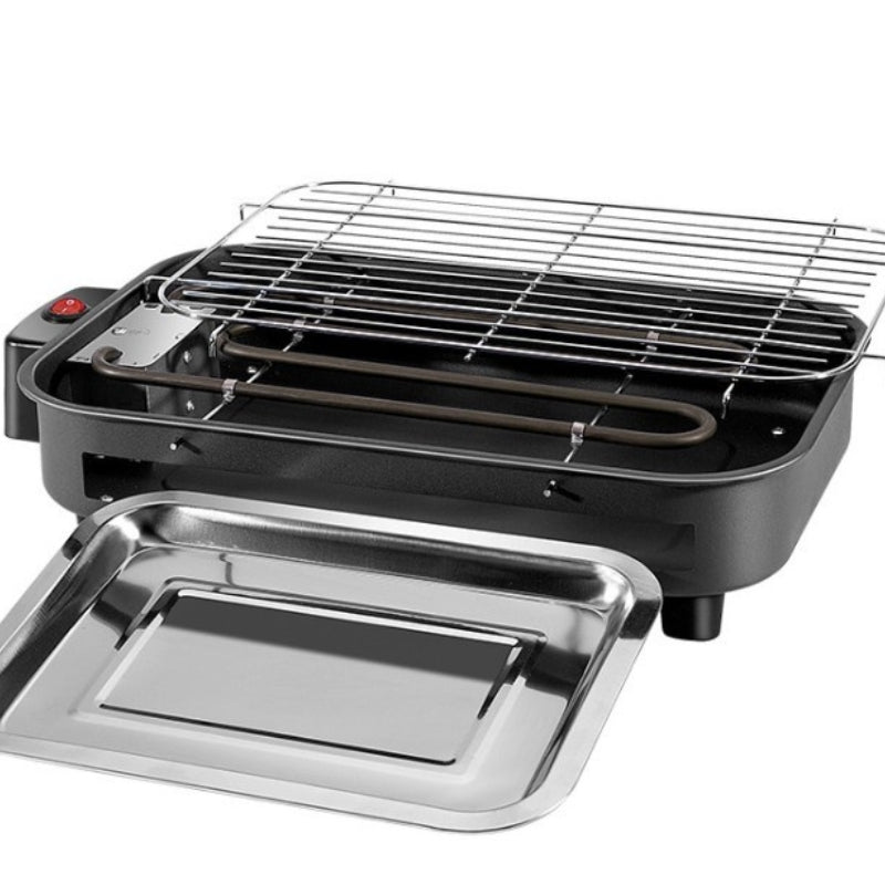 Electric Tabletop Grill with Removable Drip Tray