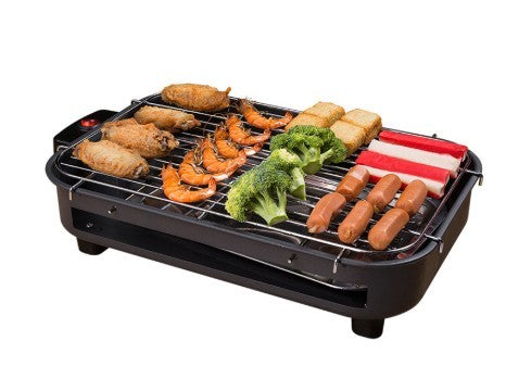 Electric Tabletop Grill with Removable Drip Tray