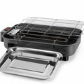Electric Tabletop Grill with Removable Drip Tray
