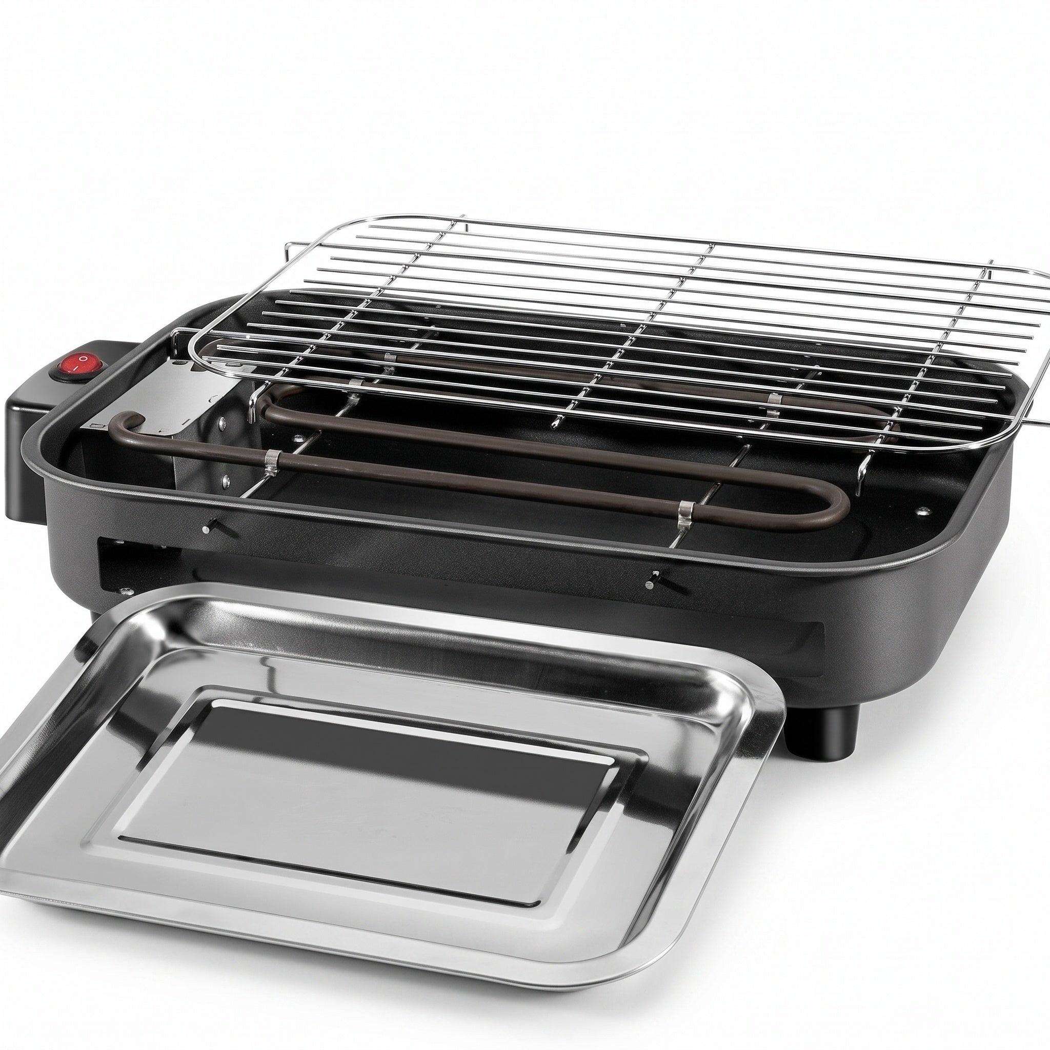 Electric Tabletop Grill with Removable Drip Tray