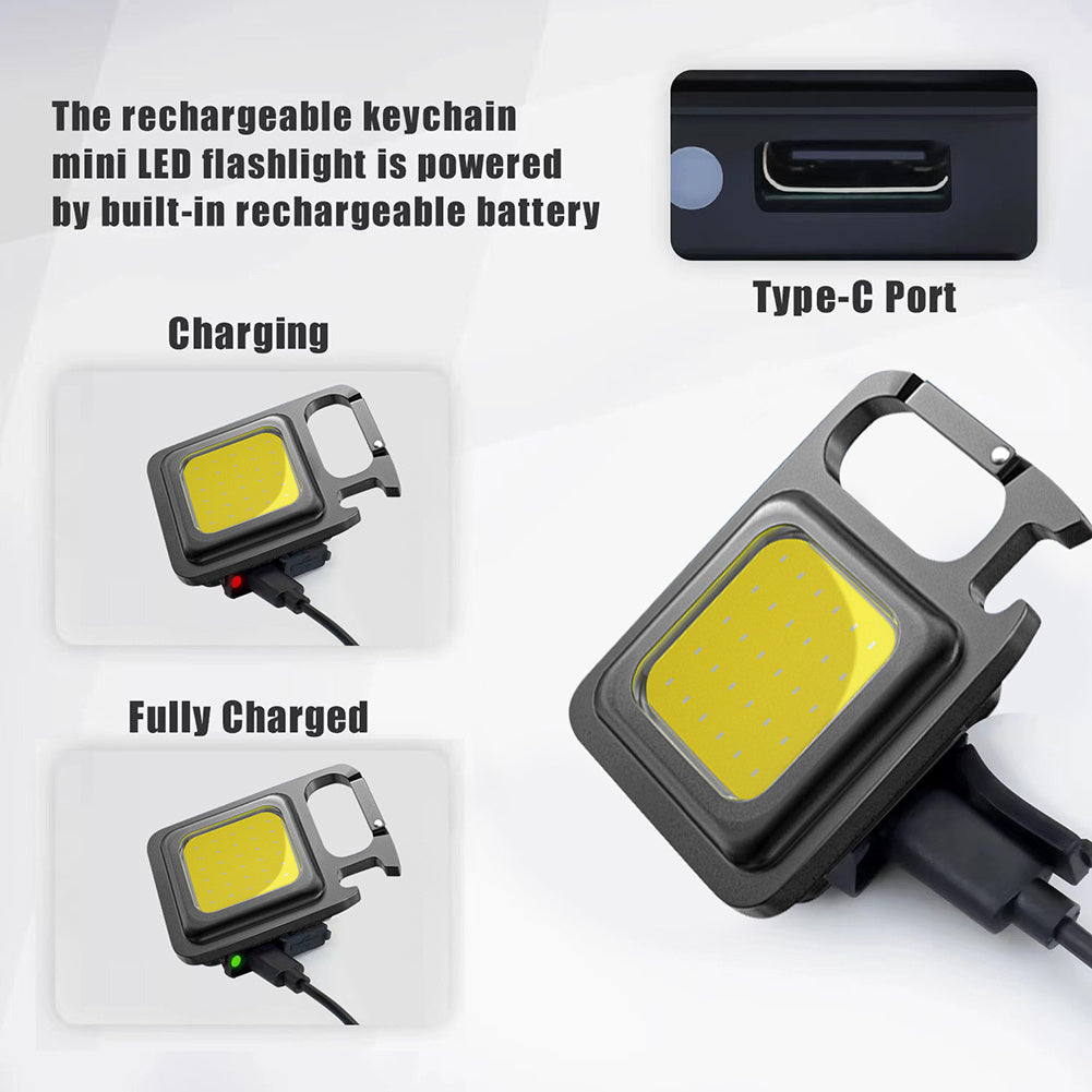 Mini USB Flashlight with 3 Light Modes