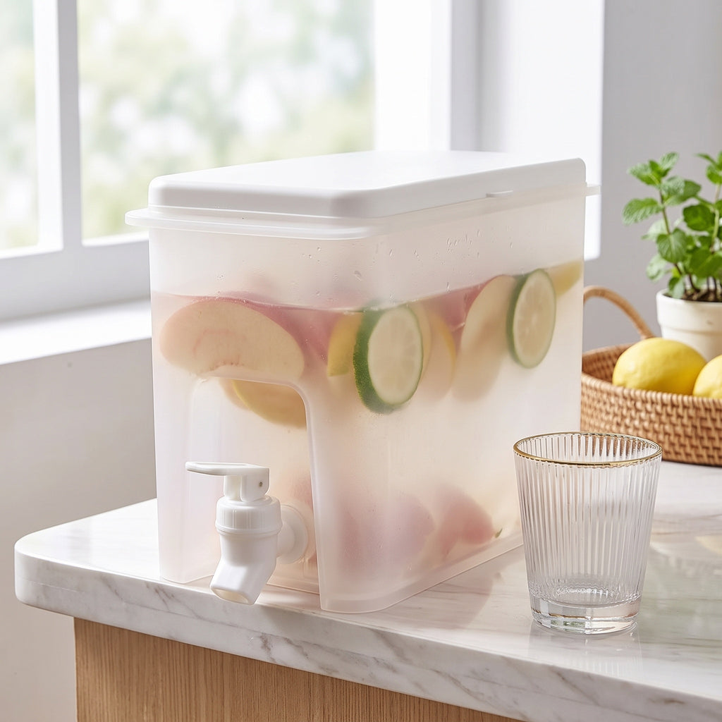 Fridge Drink Dispenser with Tap, 3.5 L