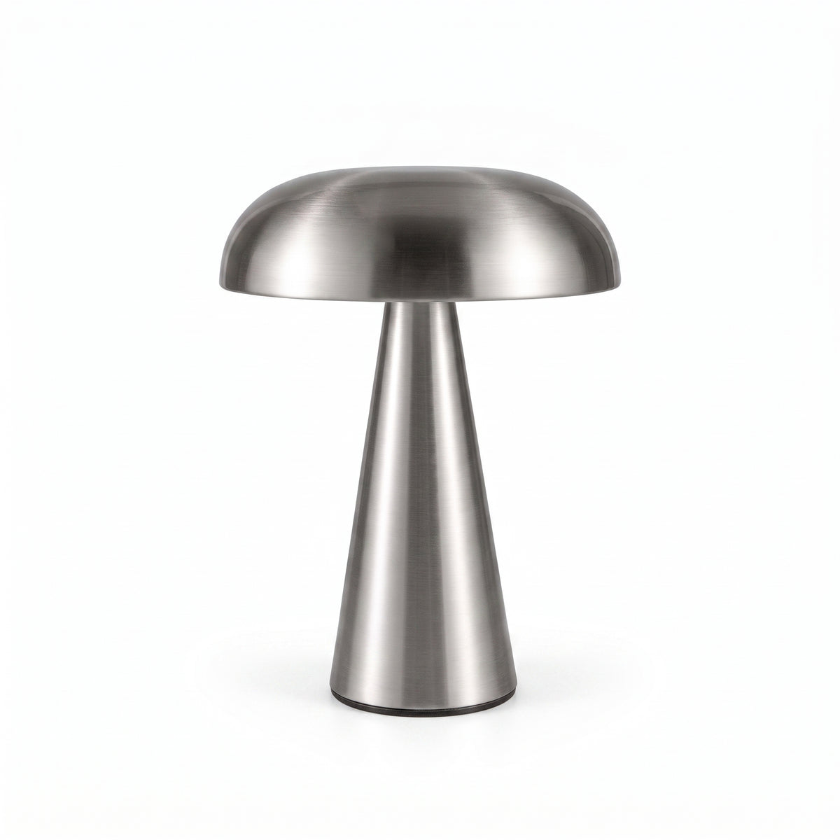 Mushroom Table Lamp with Touch Dimmer, Metal Finish