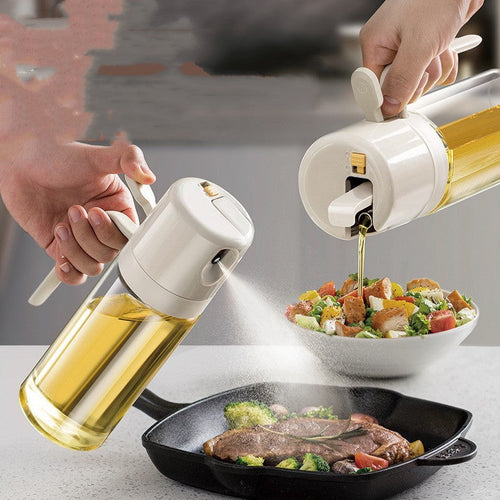 2-in-1 Olive Oil Sprayer & Pour Bottle