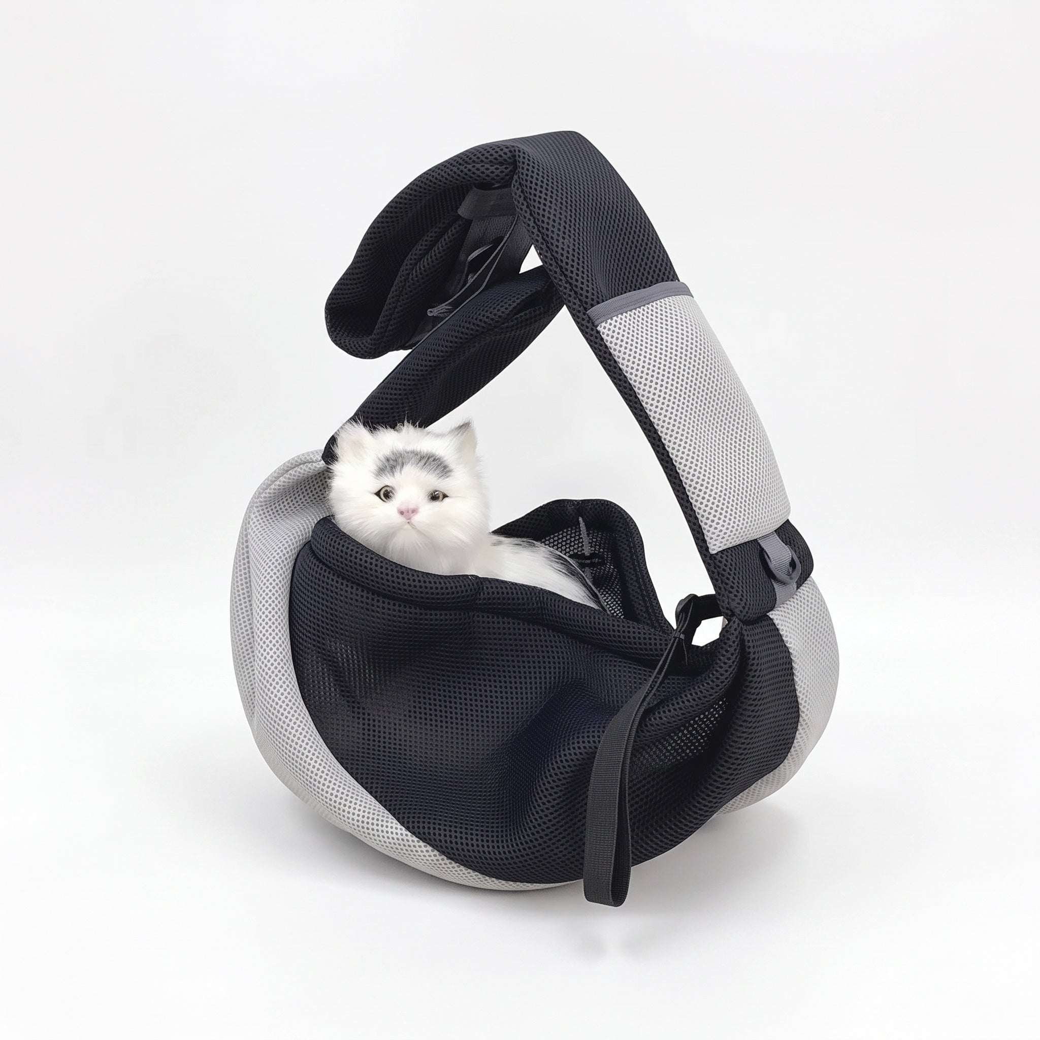 Hands-Free Pet Sling Carrier with Mesh Panel
