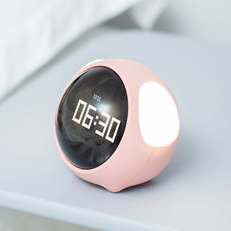 Pixel Alarm Clock with Soft Night Light