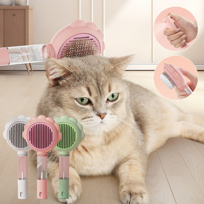 Self-Cleaning Slicker Brush for Cats & Dogs