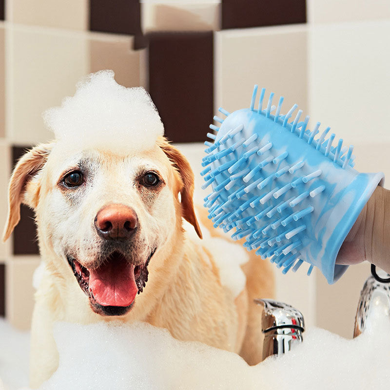 Silicone Paw Cleaner Mitt for Muddy Walks