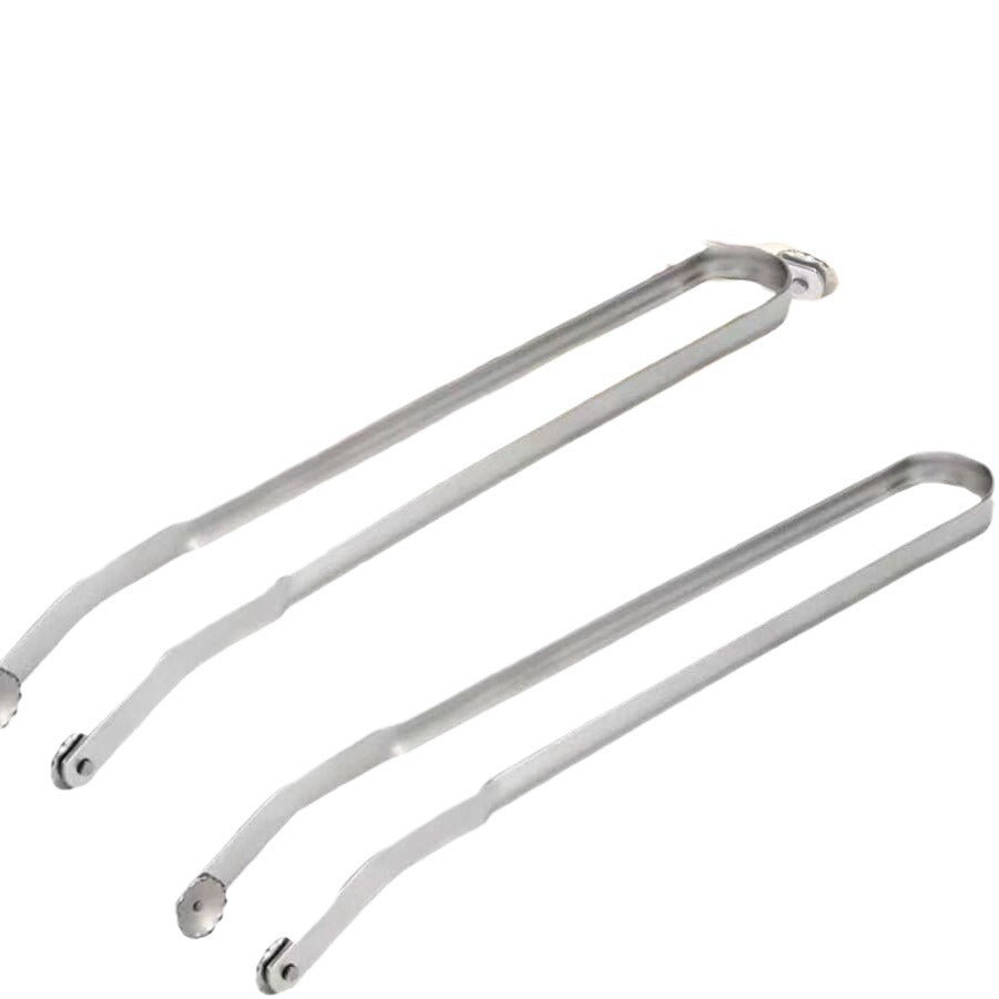 Stainless Steel Barbecue Tongs with Serrated Grip