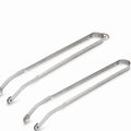Stainless Steel Barbecue Tongs with Serrated Grip
