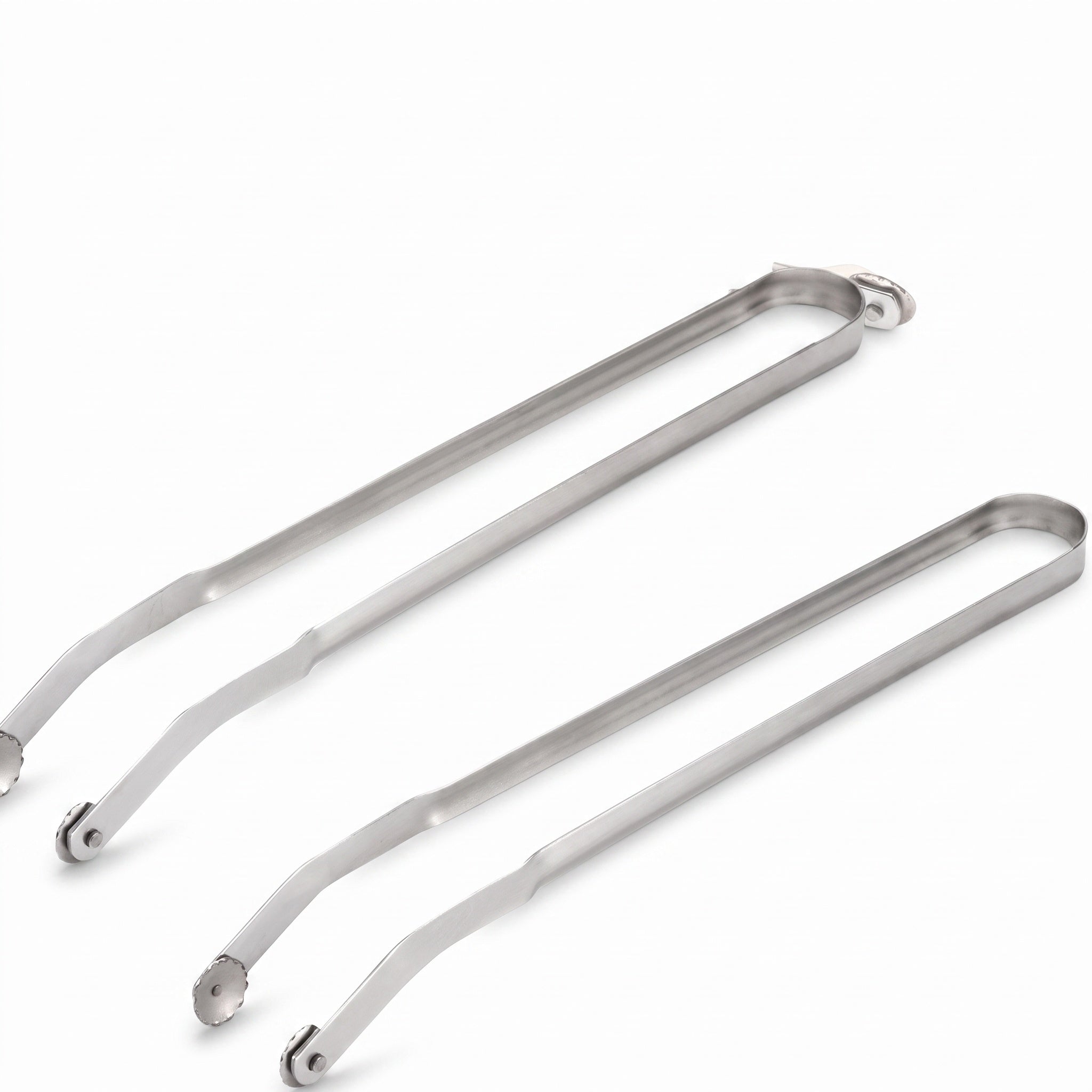 Stainless Steel Barbecue Tongs with Serrated Grip