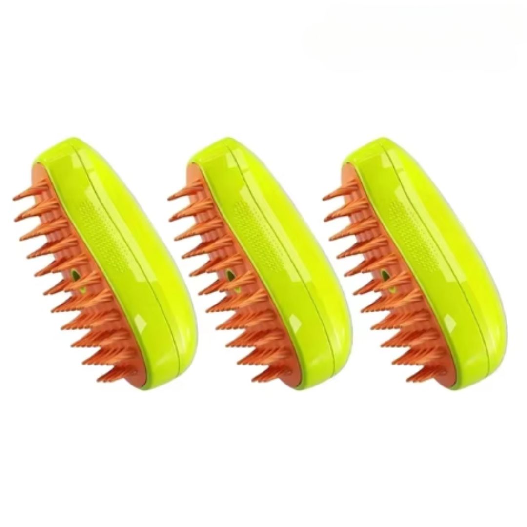 3-in-1 Steam Grooming Brush for Cats & Dogs